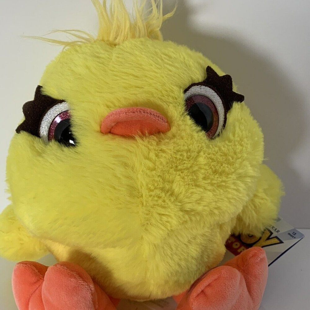 NWT DISNEY STORE EXCLUSIVE TOY STORY 4 TALKING DUCKY PLUSH NWT 10 Inches